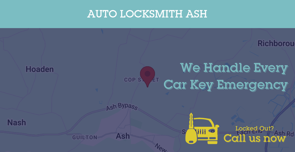 Auto Locksmith Services in Ash - CT postcode