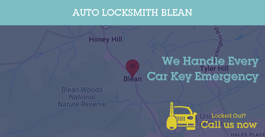 Auto Locksmith Services in Blean - CT postcode