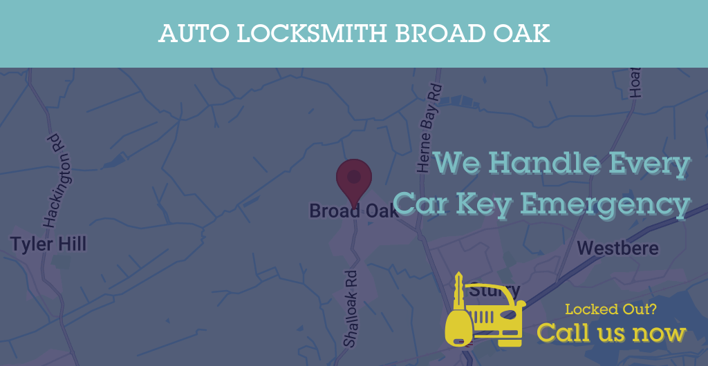 Auto Locksmith Services in Broad Oak - CT postcode