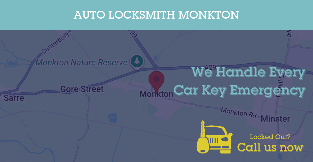 Auto Locksmith Services in Monkton - CT postcode