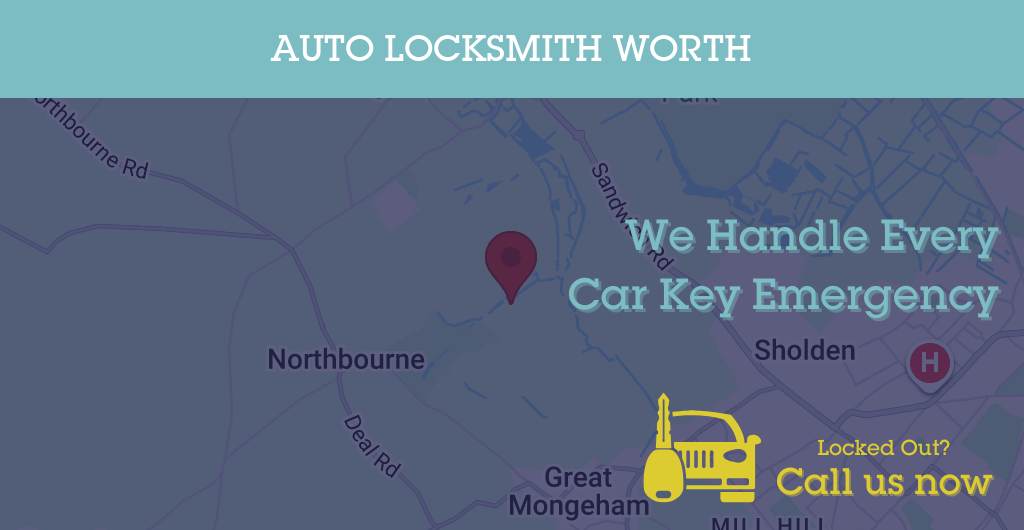 Auto Locksmith Services in Worth - CT postcode
